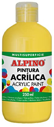 Alpino DV000021 - Botella pintura acrílica escolar