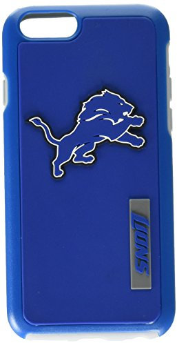 Forever Collectibles Licensed NFL Cell Phone Case for Apple iPhone 6/6s 4.7 Screen Only - Retail Packaging - Detroit Lions