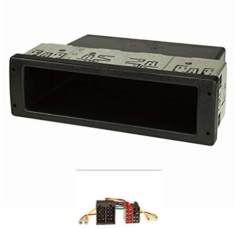 tomzz Audio 2457-019 Radioblende Set kompatibel mit VW Passat Golf IV Bora Profiversion extrem stabil mit Radioadapter ISO