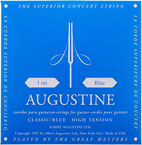 CUERDA SUELTA GUITARRA CLASICA - Augustine (Azul) Fuerte (Minimo 12 Cuerdas) 2ª