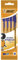 BIC Cristal Original Fine - Bolígrafos punta fina (0.8 mm), Blíster de 4 unidades, Color Azul