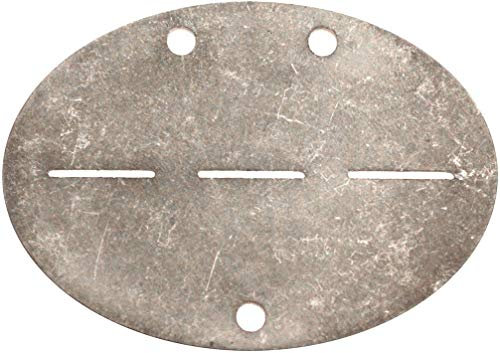 Mil-Tec Erkennungsmarke-16317100 Erkennungsmarke Silber Einheitsgröße