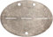 Mil-Tec Erkennungsmarke-16317100 Erkennungsmarke Silber Einheitsgröße