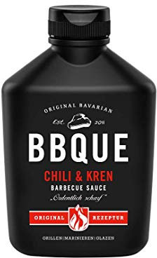 BBQUE Bayrische Barbecue Sauce Chili & Kren 472g