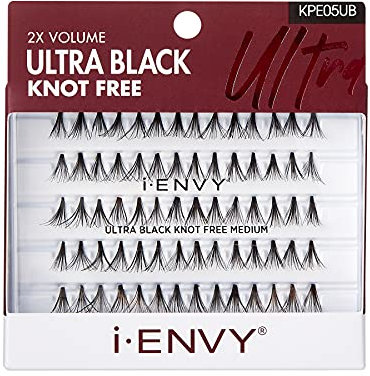 Kiss I Envy Knot Free Medium 70 Lashes Ultra Black