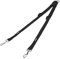 HAPPY HACHI Laisse Double pour Chien 40-60cm* 2cm Accouple Réglable Durable en Nylon pour 2 Chiens Marcher Promener (M, Noir)