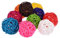 10 Rattan Kugeln Bird Toy DIY Zubehör Spielzeug für Papageien Wellensittiche Sittiche Nymphensittiche Sittiche Unzertrennliche Aras African Greys Kakadu Amazon Käfig Teil zufällige Farbe