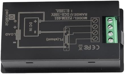 dc voltmeter amperemeter + Misuratore di corrente di tensione PEACEFAIR PZEM-051 DC 6.5-100V Digital Energy Energy Meter(100A Current Shunt)