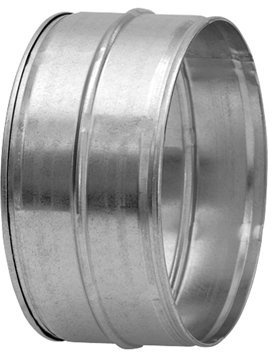 i-sells 200mm Metal Male Duct Coupling | Male coupling and used to join circular ducts or other female, This version is supplied without rubber push fit seals