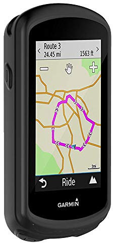 subtel Schutzhülle kompatibel mit Garmin Edge 1030 / Edge 1030 Plus Silikonhülle - Schutz Tasche Silikon Hülle, Fahrrad Navi Case - GPS Cover Bumper Etui schwarz