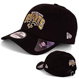 New Era Caps - Baseball Cap Kappe Muetze - Limiterte Designs - MLB NBA NFL - Yankees Lakers Bulls Raiders Chiefs Dodgers Seahawks Sox 49ers (New Orleans Saints Black)