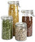 Cofan Set de 4 Frascos de Vidrio | Para Almacenamiento | Capacidad de 750-1150 - 1500-2100 ml