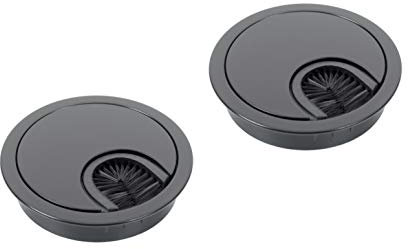 Kabeldurchführung Schreibtisch Kabeldurchführung 60 mm Ø Metall Kabel Durchführungen 2 Stuck Rund Kabeldurchlass Mit Bürste Für Schreibtische Arbeitsplatz