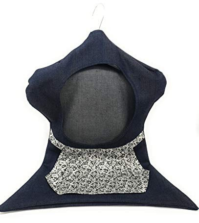 Porta Buste o Mollette a forma di Abito Grembiule, Porta Mollette,Porta Buste della Spesa Tessuto (100% Cotone Tesuto Jeans),