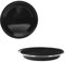 The Home Fusion Company Black Enamel Camping Plate 24cm Outdoor Dining Hiking Fishing Festivals