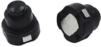 INTERRUTTORE A PULSANTE NERO PER TORCIA ELETTRICA lampada luce on off pila led