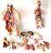 UIGJIOG 28/45/55cm Torso Anatomy Model 15-19 Removable Human Body Model with Organs Organ Model Anatomical Model Medical Model with Heart Head Skull Brain,Flesh55cm