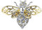 GNOCE Eternal Starfish Honey Bee Stopper für Bettelarmbänder 925 Sterling Silber Tier Stopper Fit Armband/Halskette für Frauen Mädchen Muttertagsgeschenk (Biene)