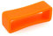 Di-Vo 2 Stück Silikon Unisex Uhrenarmband Schlaufen Ersatz Schlaufen für Uhrenarmbänder in verschiedenen Farben (Orange, 20mm)