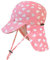 weVSwe Baby Bademütze UV Mädchen Sonnenhut Neugeborenes mit Schnur UPF 50+ Sommer Neck Flap Cap Rosa Herz 12-24 Monate