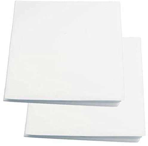 PATKAW 100st Vogelkäfig Matte Käfige Großer Vogelkäfig Käfig Einweg-Pads Vogelkäfig Kissen Käfigkissen Aus Vliesstoff Haustiersachen Pet Pee Pads Papier Weiß Haustiermatte Kleiner Papagei