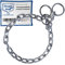Kettenwürger für Hunde mit Kopfumfang 50-55 cm aus Edelstahl V4A Hundekette mit Zugstop Kettenhalsband kurzgliedrig 5mm dick und 65 cm Gesamtlänge