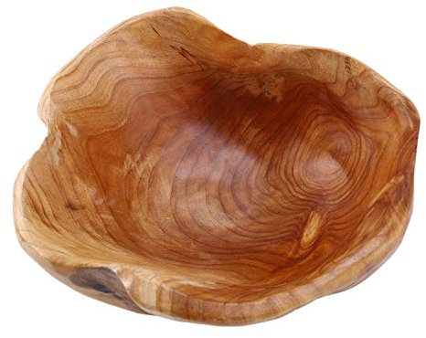 rahl Household Fruit Bowl Wooden Dish Fruit Plate Wood Carving Fruit Plate Wood 20-24 Cm