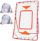 YNSZAS 3-in-1 Pitch Back Baseball Rebounder, 1,8 x 1,2 m, verstellbares Bounce Back Return Board Net für Baseball, Softball, Lacrosse, Volleyball, Tennis, Wurfpartner, Fangtrainer