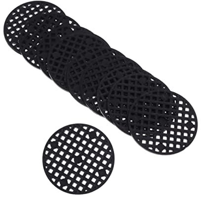 Bonsai Topf Netz 50 Stück Rund aus Kunststoff in Schwarz