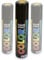 3x goldfarbenes Haarspray im Sparpack! 3 Dosen gold zu je 100ml. Colorspray für Karneval, Fasching, Halloween und Party