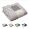 ULLENBOOM Krabbeldecke für Baby 100x100 cm, 100% OEKO-TEX Materialien, Made in EU, Dick & weich gepolstert, Graue Elefanten - ideal als Babydecke & Spieldecke Baby