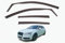 AirFlux Set mit 4 Windabweisern, kompatibel mit Audi A3 S3 RS3 5-Türer Schrägheck 2004 2005 2006 2007 2008 2009 2010 2011 2012 Modelle.
