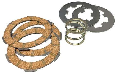 Kit Serie Dischi Frizione Completa con Molla per Vespa 50 125 Primavera Et3 Pk 50 125 Pk Xl 50 125 Ape 50