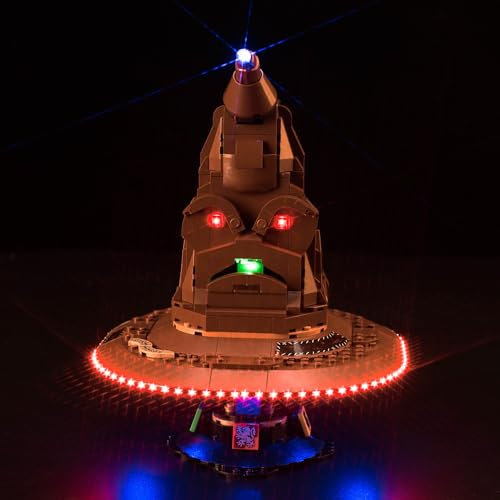 Led Licht Set für Lego 76429 Talking Sorting Hat (Kein Lego), Dekorationsbeleuchtungsset für Lego Harry Potter Der Sprechende Hut Kreative Spielzeug