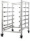 Generico Carrello portateglie, 6 teglie, 60x40cm gn1/1, Ruote con freno