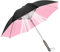 Weyot Umbrella with Fan, Misting Umbrella with Fan, Umbrella with Fan and Mist Spray, Portable Sun Umbrella with Fan and Mister, Heat Protection Umbrella Fan for Summer Activities,Pink