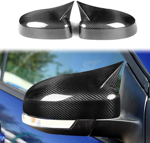 IDENUONA Kohlefaser Rückspiegel Abdeckung Spiegelkappe Für Ford Focus STRS MK3 2012-2018