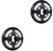 HOMSFOU 2St Campinglampe schirmlampe portable light garten leuchte grillbeleuchtung outdoor lights garden lights batterie lampen Campinglaterne Regenschirm Licht Zeltlampe LED-Schirmlicht