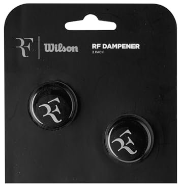 Wilson RF Tennisdämpfer, 2 Stück, Schwarz