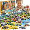 24Pcs Cars Weihnachts-Geschenk für Jungen, 24 Pcs Pull-Back Race Cars für Kinder Stocking Stuffers Party Favors