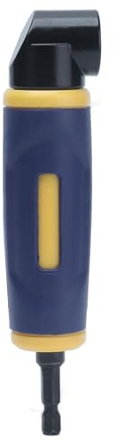 Adaptador de Taladro en ángulo Recto, 90 Grados, Acero de Aleación de Calidad, de ABS, Brocas de Vástago Hexagonal de 1/4 pulg., Taladro Eléctrico o Llave de Mano, para Apretar