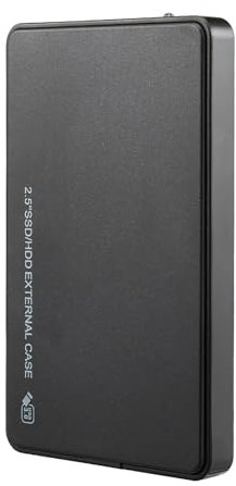 NQYZZFA Dischi rigidi Esterni Portatili in Alluminio da 2,5 '' da 500 GB 1 TB 2 TB 4 TB 8 TB USB 3.0 HDD Archiviazione di Backup per PC, Desktop, Mac, MacBook, TV,2TB,Black