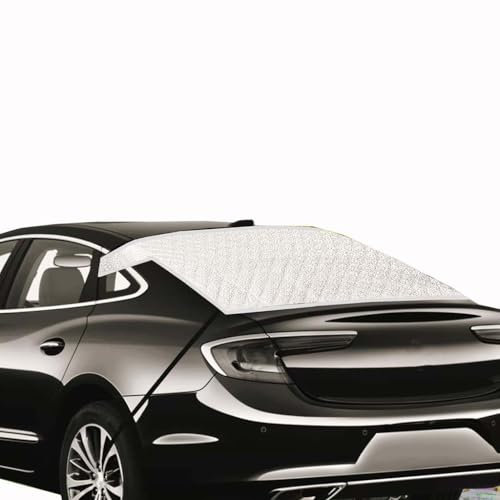 DCSNXZF Auto Heckscheibe Schneedecke für VW Polo 2018-2025, Frontscheibenabdeckung Auto Heckscheibenabdeckung Sonne Frost Schnee ZubehöR