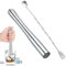 Stainless Steel Muddler Set,Stainless Steel Cocktail Muddler Ice Crusher Masher with Cocktail Mixing Spoon Essential Bar Tools for Home Bartending