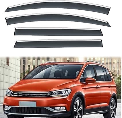 ZJIZOU Car Windabweiser Für VW Touran L 2016-2021 Limousine,Langlebig & Robust Leichte Installation Energieeinsparung Belüftung.
