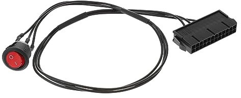 jojofuny Power Supply Tester Atx Psu Jumper Bridge Cable for Motherboard Power Supply Cable