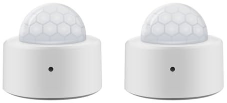 Solimind 2PCS 2 in 1 Tuya Zigbee 3.0 PIR Bewegungsmelder Sicherheitsalarm-Sensor Diebstahlschutz Sensor Menschliche Bewegung WLAN Smart Lichtsensor