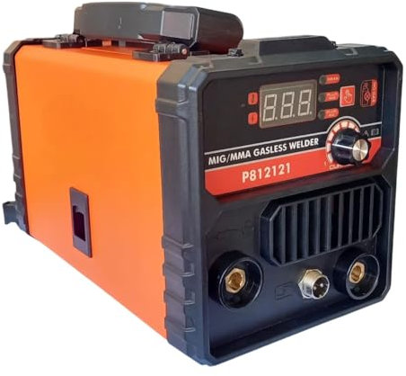 Saldatrice Inverter IGBT Doppia Funzione - MIG NO GAS (Filo Continuo) + MMA (Elettrodo) - 350 Ampere - Professionale e Portatile per Acciaio e Inox - Ideale per Fai da Te e Officina