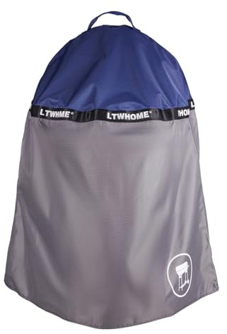 LTWHOME Premium Grill Cover Compatible for Weber 22 Inch Master-Touch Charcoal Kettle Grills, BBQ Grill Cover, Heavy Duty Waterproof Grill Covers (Pack of 2)
