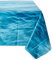 Kunststoff-Tischdecke - 2,74 m x 1,37 m - Ozeanwellen-Design